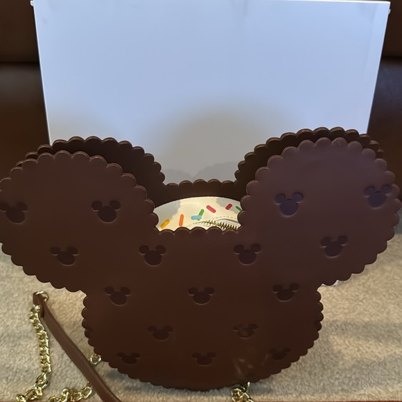 Loungefly Disney Mickey Mouse Ice Cream Sandwich Crossbody Bag - Picture 6 of 11